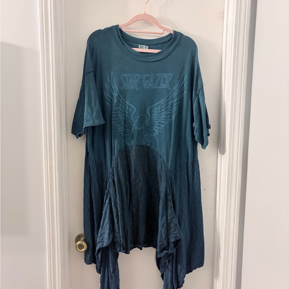 Free people intimately Graphic Star Gazer Eagle Tunic Top